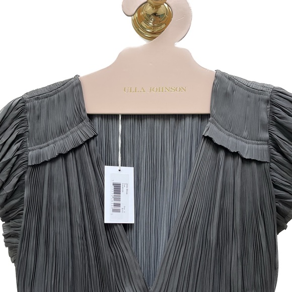 NWT Ulla Johnson size 4 silk jolee dress. Pleated all over. - Picture 4 of 10